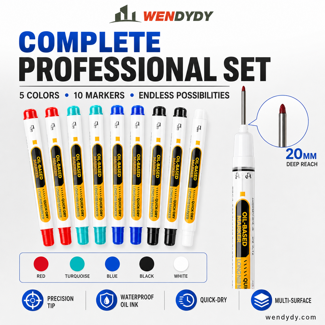 🛠️🖊️Precision Tip Quick-Dry Oil-Based Marker Pen