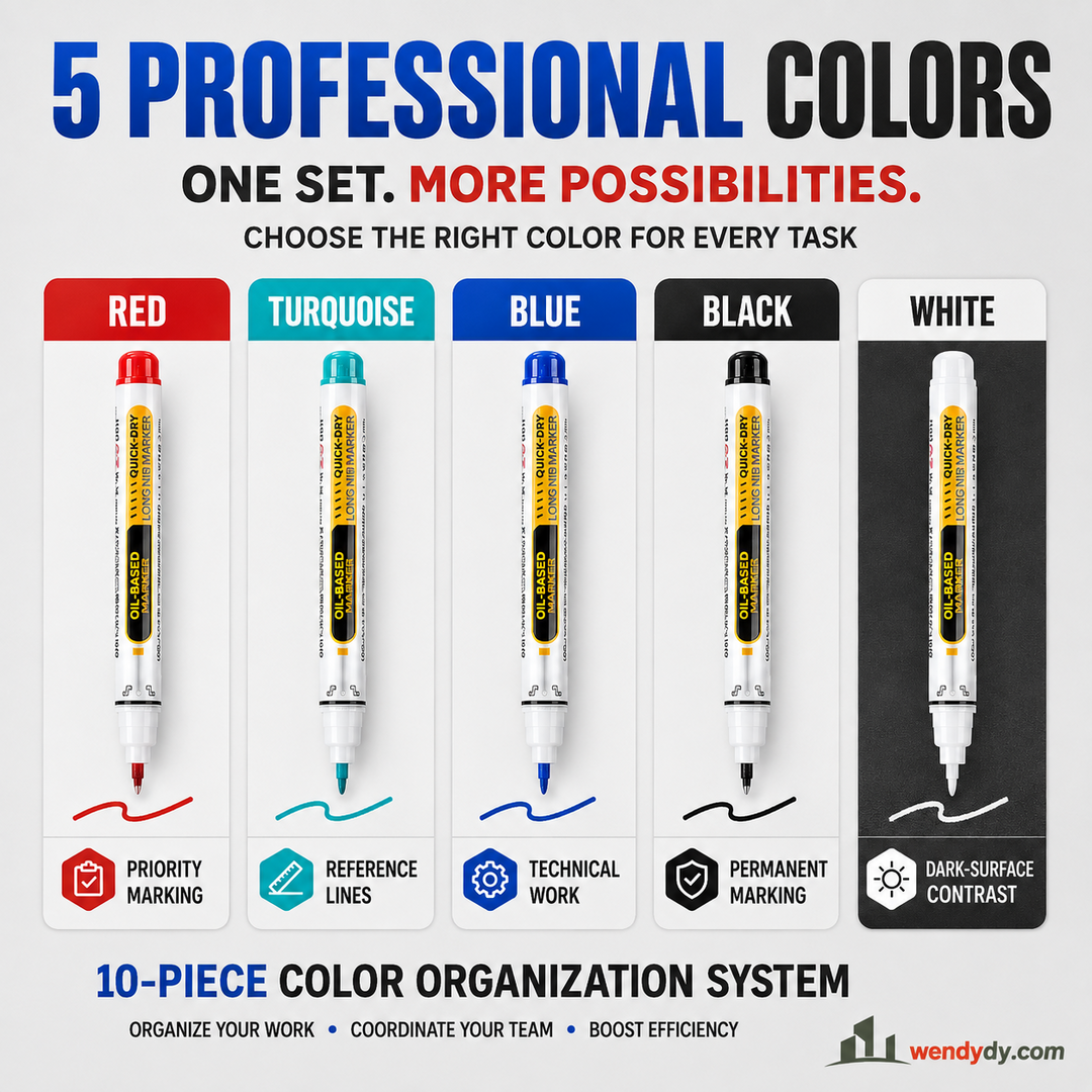 🛠️🖊️Precision Tip Quick-Dry Oil-Based Marker Pen