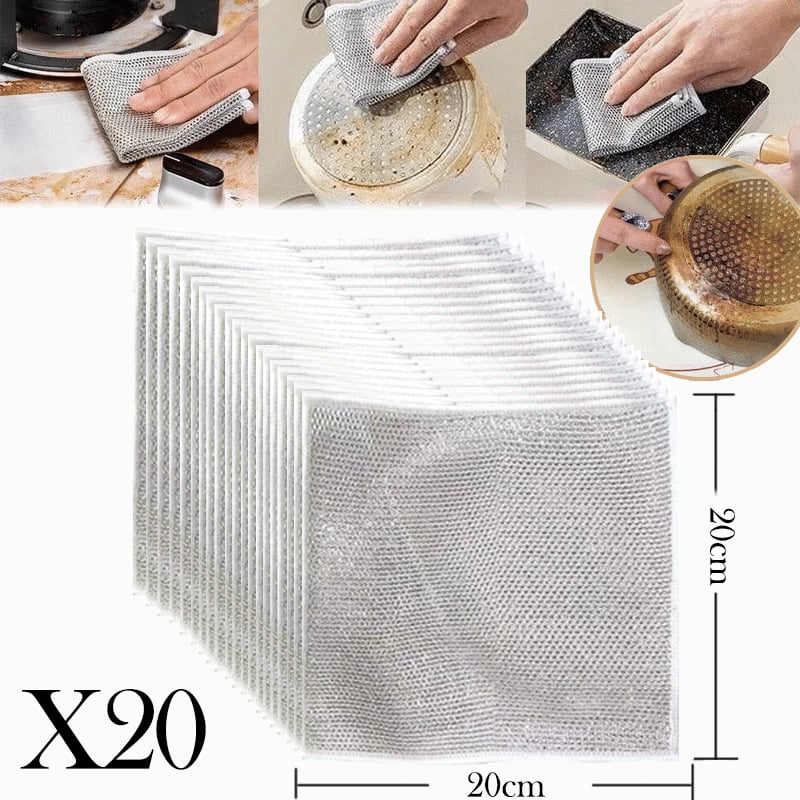 🔥Last Day Clearance Sale - 50% OFF🎄Multipurpose Wire Miracle Cleaning Cloths