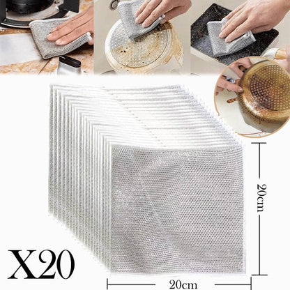 🔥Last Day Clearance Sale - 50% OFF🎄Multipurpose Wire Miracle Cleaning Cloths