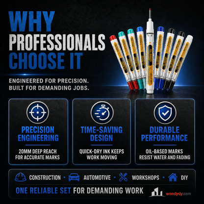 🛠️🖊️Precision Tip Quick-Dry Oil-Based Marker Pen
