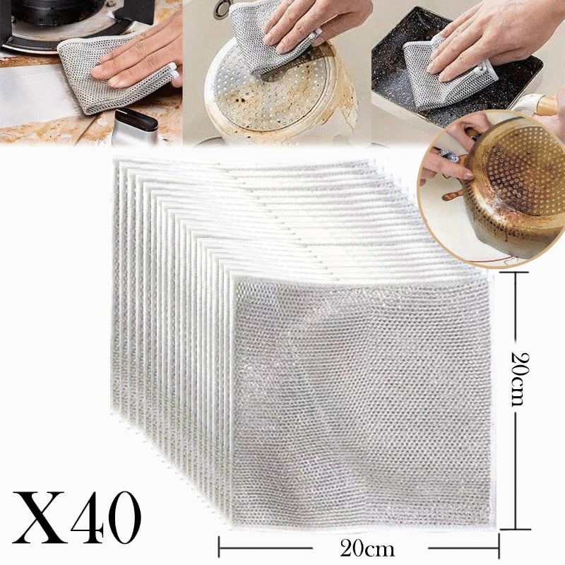 🔥Last Day Clearance Sale - 50% OFF🎄Multipurpose Wire Miracle Cleaning Cloths