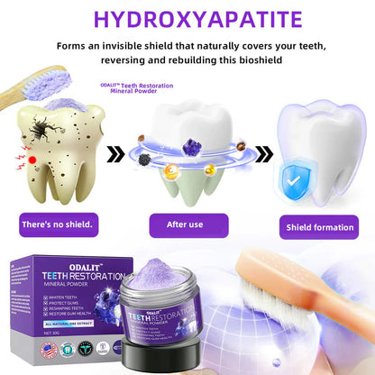 🎁Flash Sale - Don’t Miss Out - ODALIT™ Teeth Restoration Mineral Powder🦷👩‍⚕️(ADA recommended)