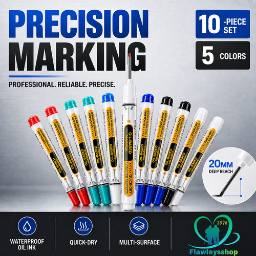 🛠️🖊️Precision Tip Quick-Dry Oil-Based Marker Pen