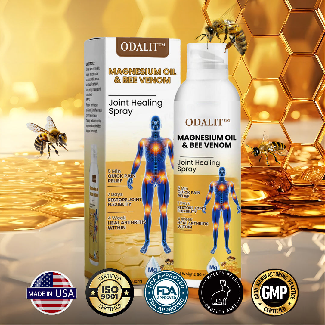 🎁Flash Sale - ODALIT™ Magnesium Oil & Bee Venom Joint Healing Spray🐝💎