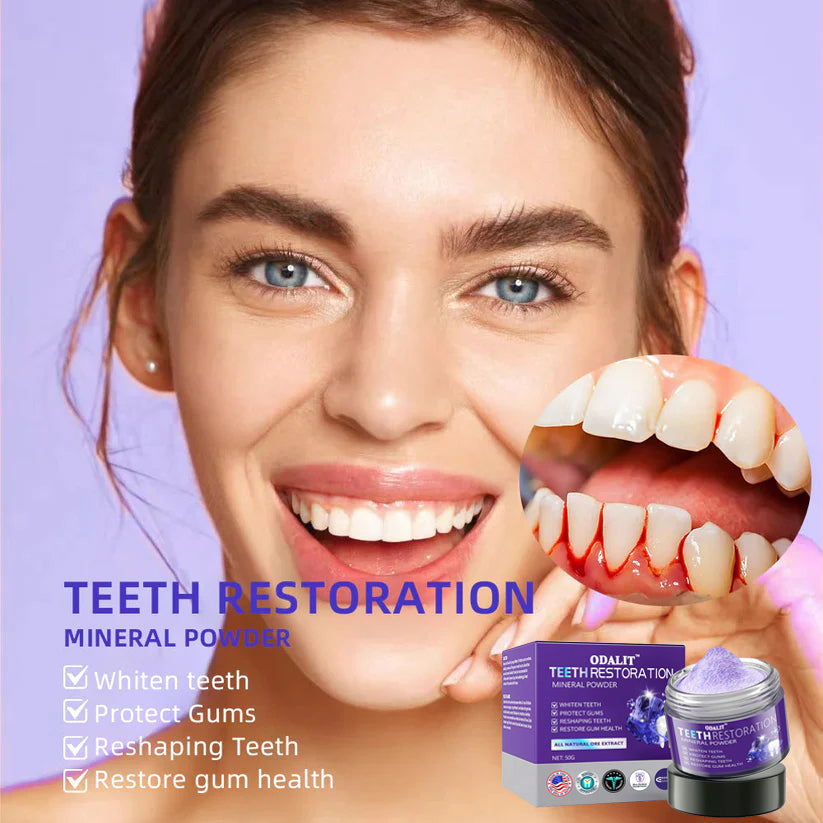 🎁Flash Sale - Don’t Miss Out - ODALIT™ Teeth Restoration Mineral Powder🦷👩‍⚕️(ADA recommended)