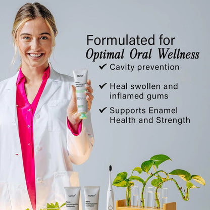 ✅Official Store | ODALIT™ Fluoride-Free Nano Hydroxyapatite Toothpaste 🧑🏽‍⚕️Obtain American Dental Association (ADA) Certification(Helps remineralize teeth, repair cavities, treat periodontitis and mouth ulcers, and restore gum recession)