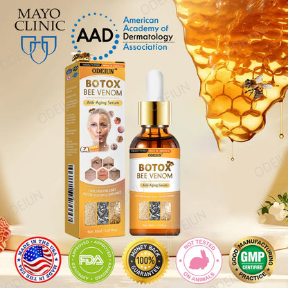 🎁Flash Sale - ODEIUN™ BOTOX Bee Venom Anti-Aging Serum - Suitable for all skin types🐝💎