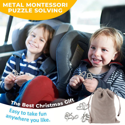 🏆New Year 60% OFF -🎁 Metal Montessori Puzzle Solving