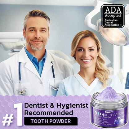 🎁Flash Sale - Don’t Miss Out - ODALIT™ Teeth Restoration Mineral Powder🦷👩‍⚕️(ADA recommended)
