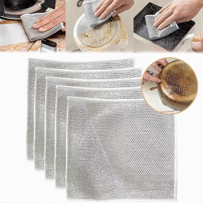 🔥Last Day Clearance Sale - 50% OFF🎄Multipurpose Wire Miracle Cleaning Cloths