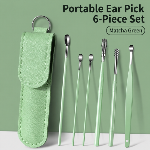 👂6-Piece Portable Ear Pick Set⭐