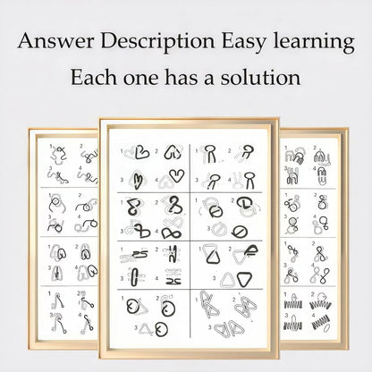 🏆New Year 60% OFF -🎁 Metal Montessori Puzzle Solving
