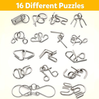 🏆New Year 60% OFF -🎁 Metal Montessori Puzzle Solving