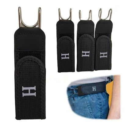 ⏰New Year 49% OFF🎄Tactical Metal Hook Elastic Belt (Unisex) - No Buckle Invisible Design | Soft Adjustable Side