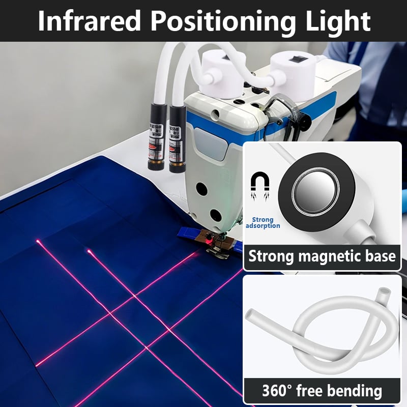 🔥2026 NEW YEAR SALE - Magnetic Positioning Quilting Laser Light for Sewing Machine