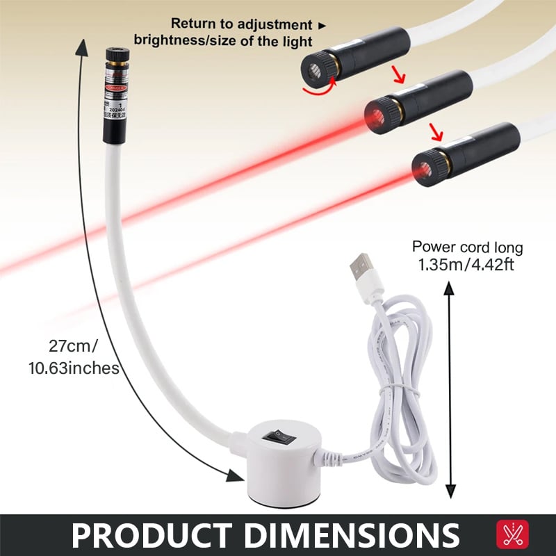 🔥2026 NEW YEAR SALE - Magnetic Positioning Quilting Laser Light for Sewing Machine